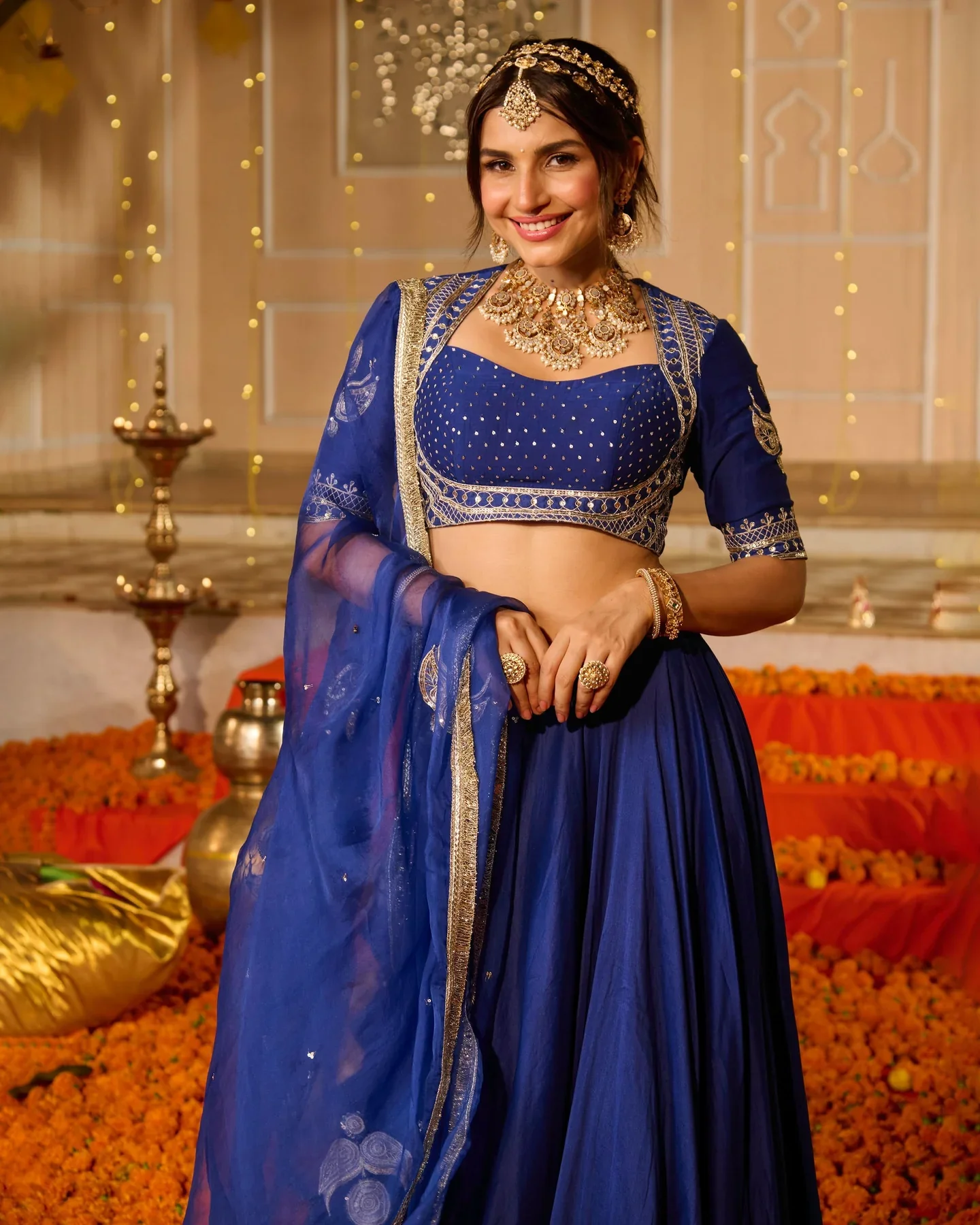Kanika Blue Solid