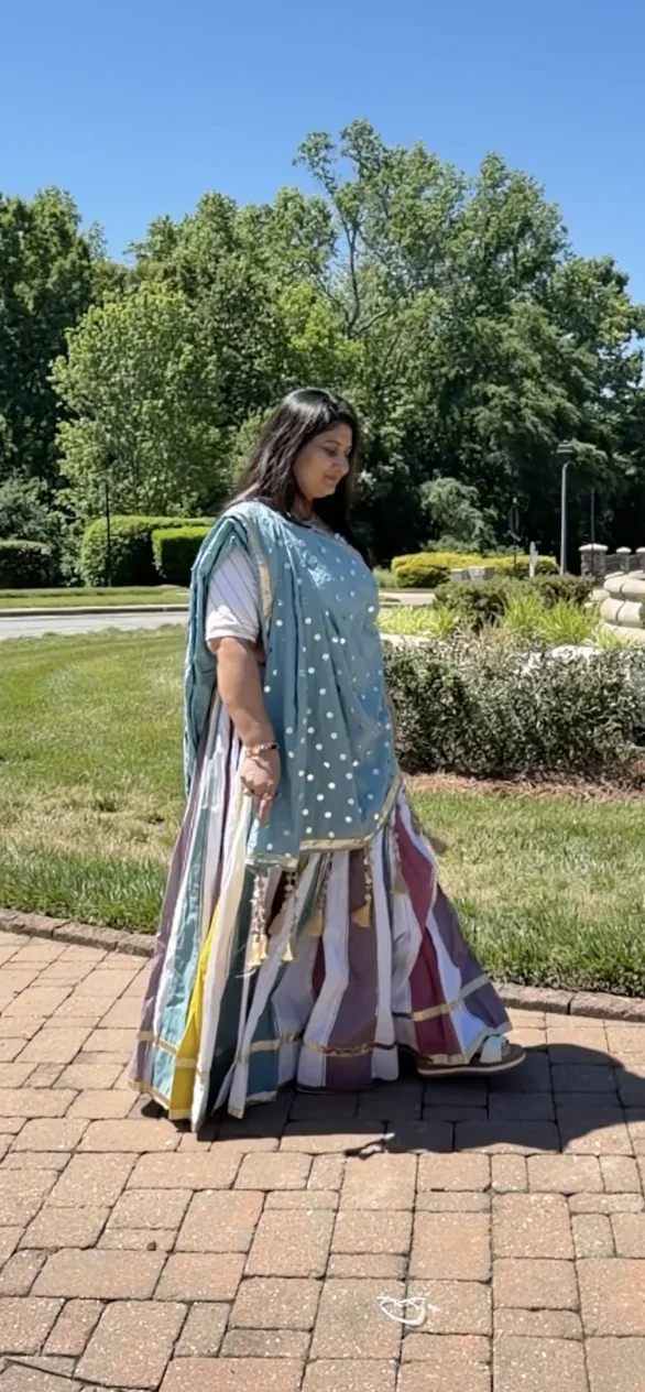 72 Kali Pastel Chaniya Lehenga with blouse piece